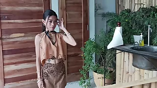 I drill my behave oneself brother's tattooed Japanese gf every day already